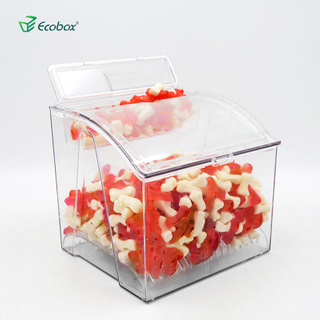 Caixa de doces hermética Ecobox SPH-055 com gaveta dentro
