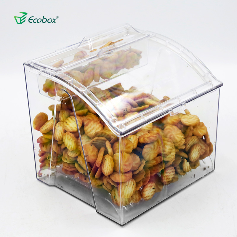 Caixa de doces hermética Ecobox SPH-055 com gaveta dentro