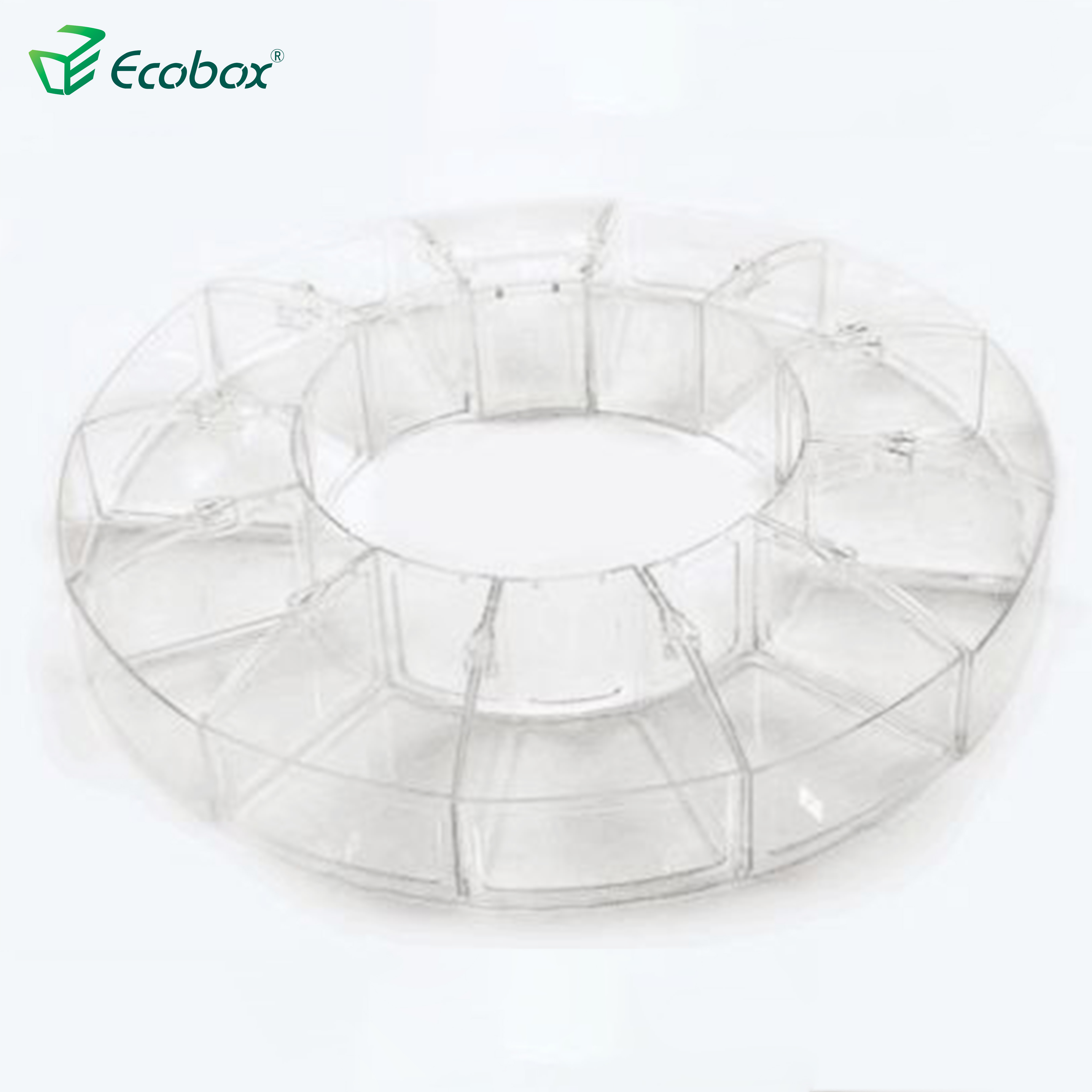 Ecobox SPH-009 Caixote de alimentos a granel em forma de arco para alimentos de supermercado industrial