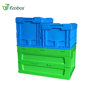 Ecobox 40x30x25.5cm caixa dobrável de plástico dobrável recipiente de armazenamento caixa de transporte