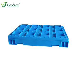 Ecobox 40x30x31cm PP material dobrável caixa de recipiente de armazenamento de plástico dobrável