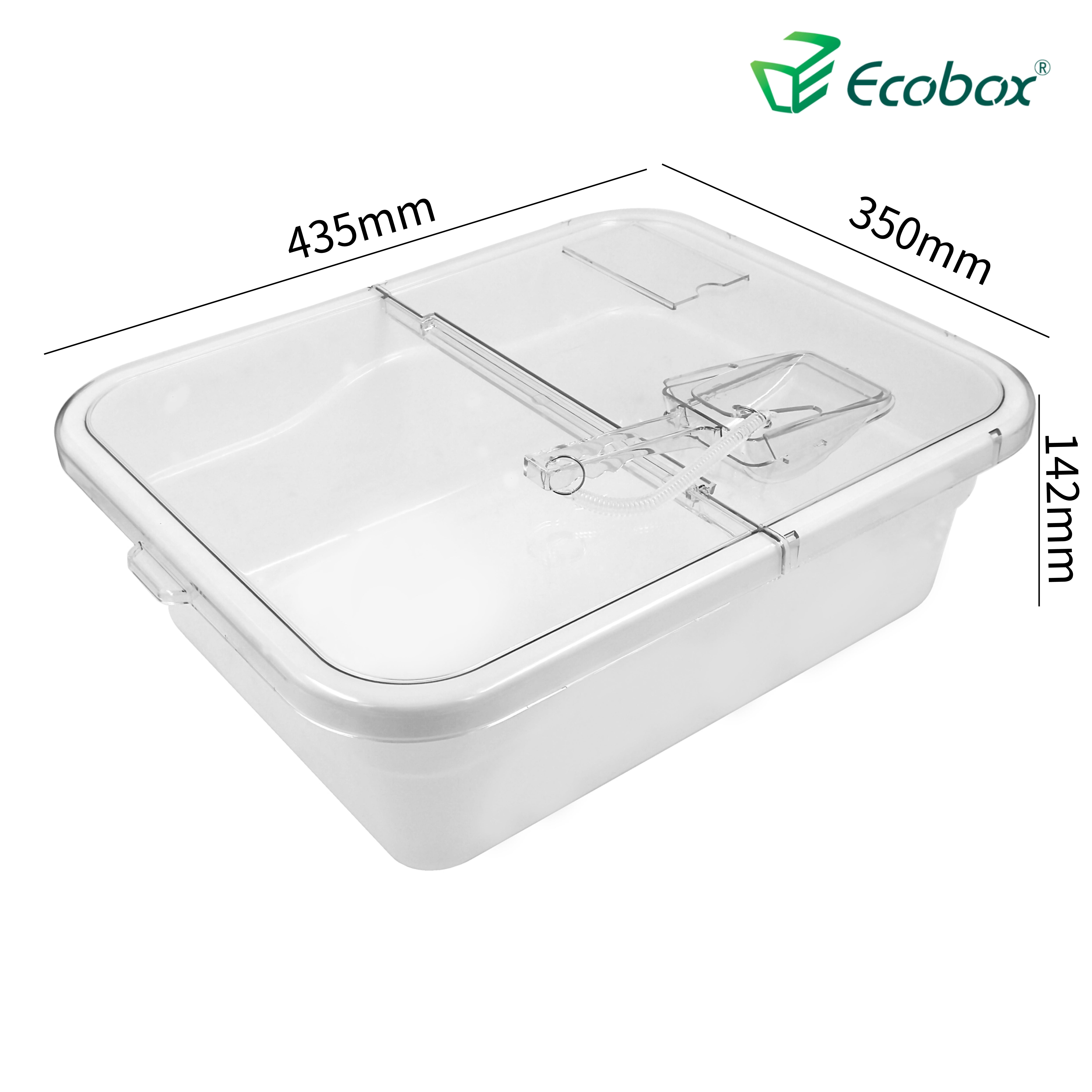 Ecobox SPH-037 recipiente para alimentos a granel com colher