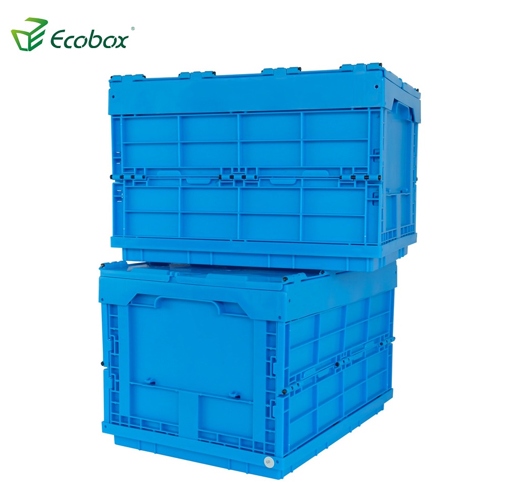 Ecobox 40x30x27cm PP material dobrável recipiente de armazenamento de plástico dobrável