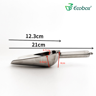 EcoBox 304 Comida Grau TY-002201 Scoop inoxidável